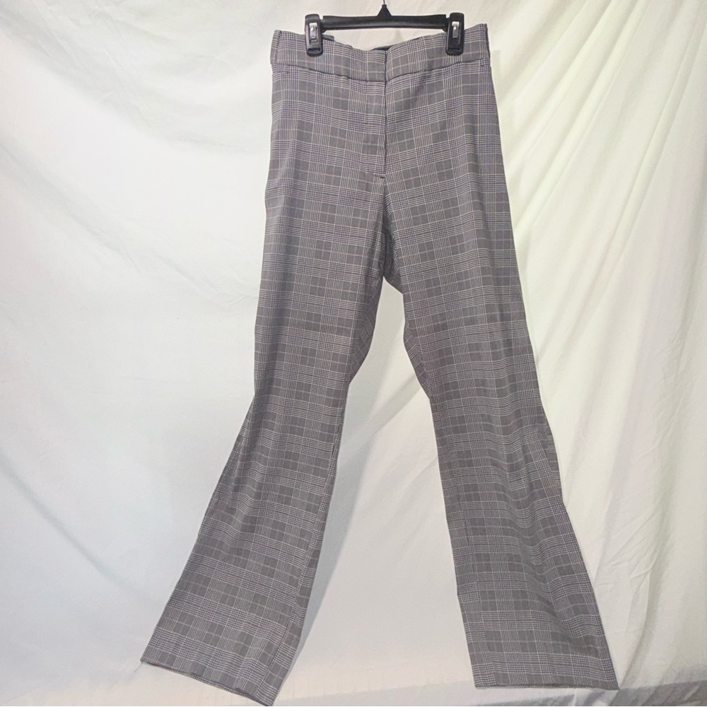 Lane Bryant The Allie Gray & Pink Plaid Pants